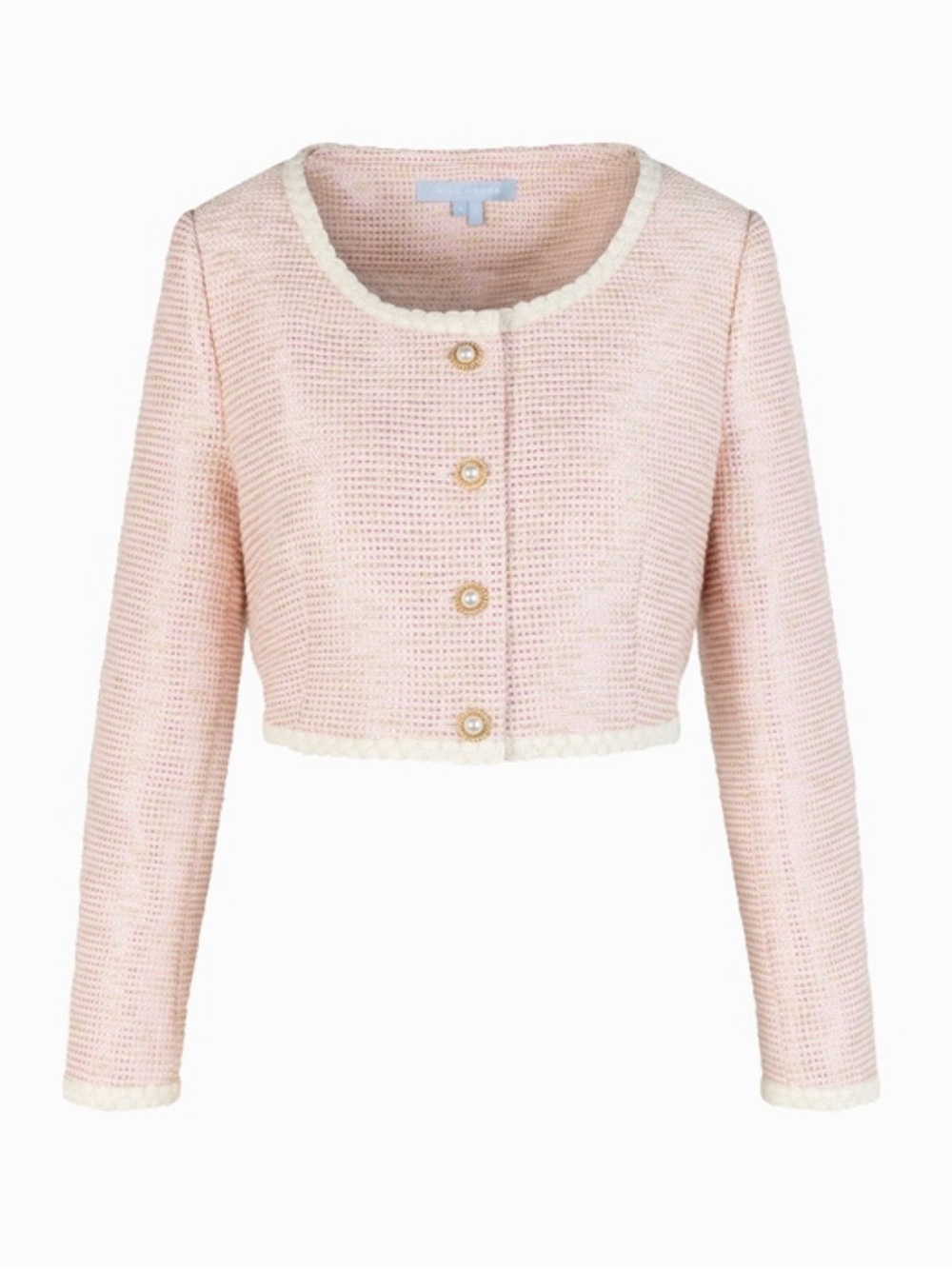 Hill House Home Bernadette Jacket in Rose Tweed